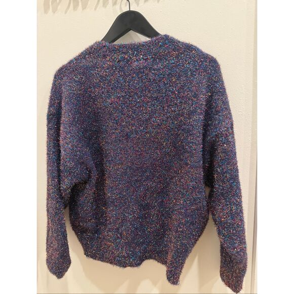 Disney For Macy's Women's Fuzzy Minnie Majorette Cardigan Multicolor Medium NWT - Picture 4 of 8